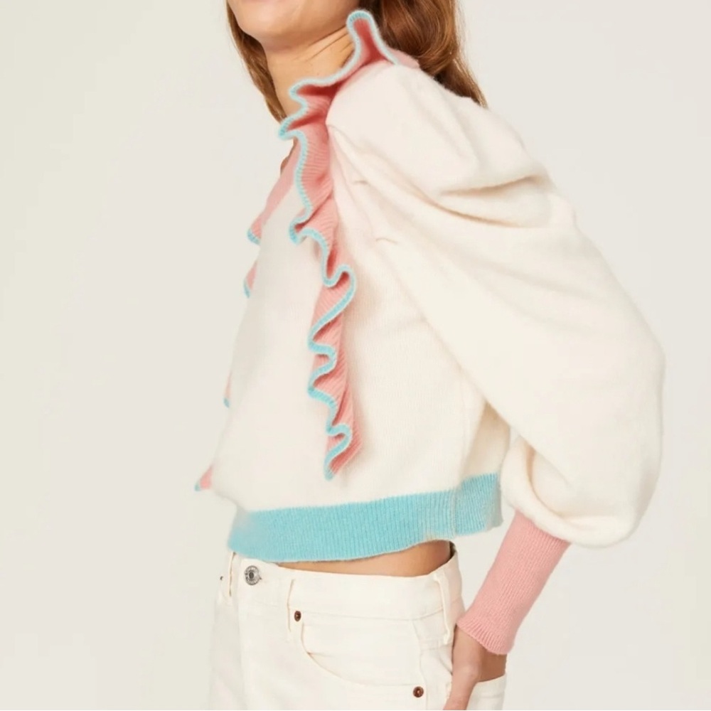 LoveShackFancy Greece Pullover NWT size XS - Picture 3 of 12